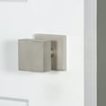 thumbnail image 3 of Viaggio 624813 Quadrato Solid Brass Non-Turning One-Sided Dummy Door Knob - Black, 3 of 7