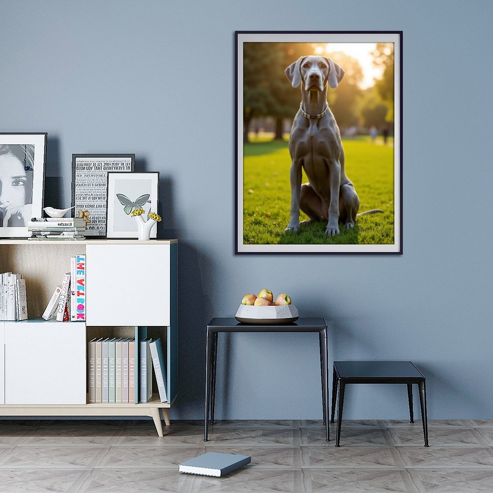 Diamond Art Kit for Adults, Graceful Dog Park Sunset Scene Diamond Painting for Adults Beginners, DIY Diamond Art Painting Kits, 5D Diamond Painting Crafts for Home Decor 12x16 Frameless