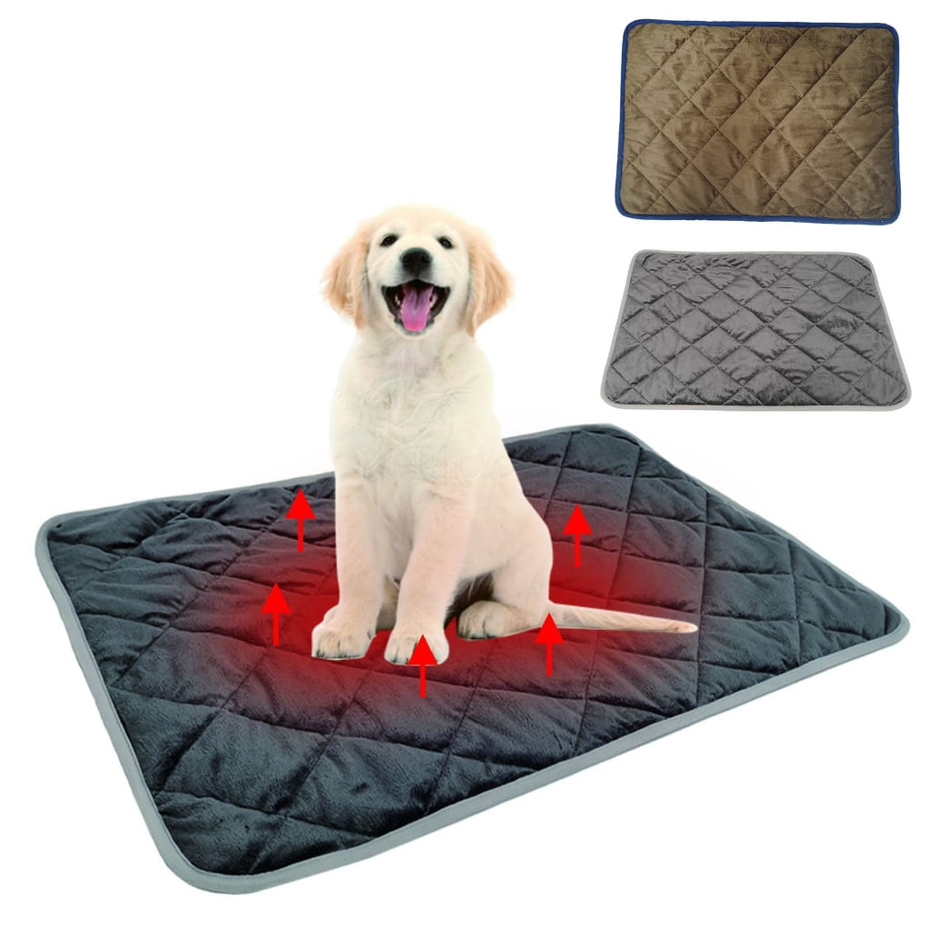 Yammee Dog Kennel Mattress Large Dog Bed Self Heating Skidproof Mats for Pet Cat Dogs