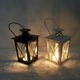 thumbnail image 4 of Promotion! Cadre en Métal Porte-Bougie de Table Décoratif Style Classique pour Mariage Fête Blanc, 4 of 5