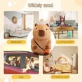 thumbnail image 4 of Simulación Capibara Anime Fluffty Toy Capybara Peluche 20 Cm para Y Niñas, 4 of 9