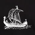 thumbnail image 3 of CafePress - Viking Ship Dark T Shirt - Men's Classic Graphic Cotton T-Shirt, 3 of 4