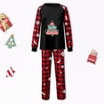 thumbnail image 2 of Odeerbi Matching Family Christmas Pajamas Sets Plaid Sleepwear Parent-Child Xmas Patchwork Plaid Printed Homewear Suits Round Neck 2024 Long Sleeve Two-piece Jammies Loungewear for Dad, 2 of 6