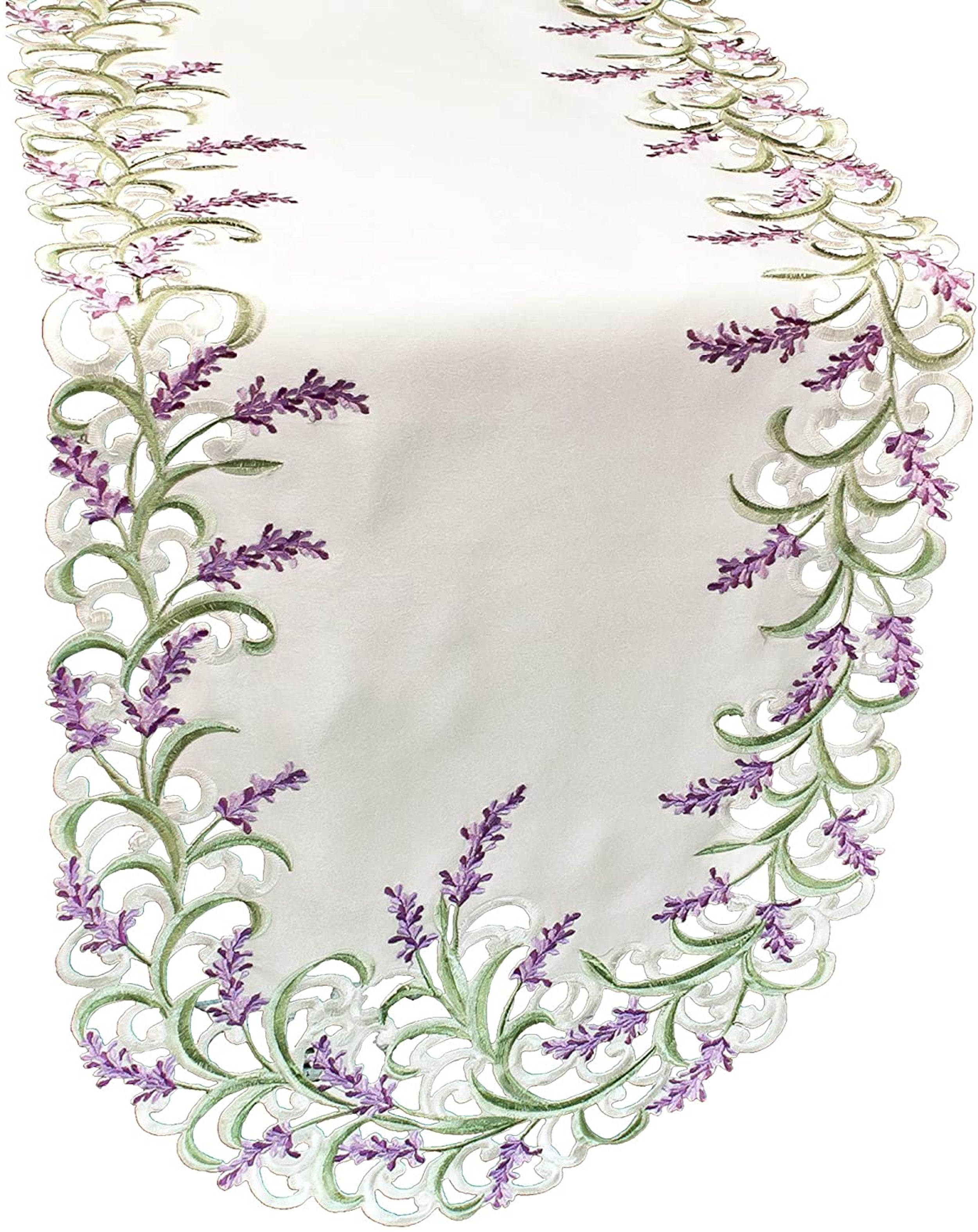 Lavender Lilac Table Runner (14" x 27"/ 14" x 34"/ 14" x 44"/ 14" x 54"/ 14" x 70")