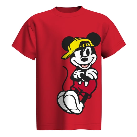 Disney Mickey Mouse Chillin Mic Youth Tee (Boys), XS to XL
