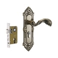 thumbnail image 3 of jifeng European Style Door Handle Decorative Vintage Door Lock for Kitchen Bathroom Style B, 3 of 9