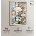 thumbnail image 2 of Vintage White Meadow Shadowbox Print Vintage Floral Art by Art Remedy, Blonde Frame, 30 x 45, 2 of 7