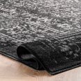 thumbnail image 4 of Brooklyn Rug Co  Wren Traditional Faded Area Rug Black 5' x 8' 5' x 8' Indoor Living Room, Bedroom, Dining Room N/A, Off-White, Grey Rectangle, 4 of 5