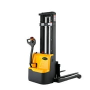 APOLLOLIFT 2640lb Full Electrical Pallet Stacker Walkie Straddle Pallet Stacker 118" Lifting High
