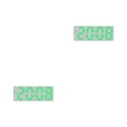 thumbnail image 1 of relayinert Colorful Digital Numbers For Easy Reading Large Display Screen Double Placement 8017GreenLight 2Set, 1 of 6