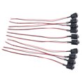 thumbnail image 1 of 10pcs 12Volt 10mm LED Indicator Light Lamp, Pre-wired Constant LED Light Emitting Diode Ultra Bright Water Clear Bulbs For Indicating  Lighting  5 Colors, 1 of 8