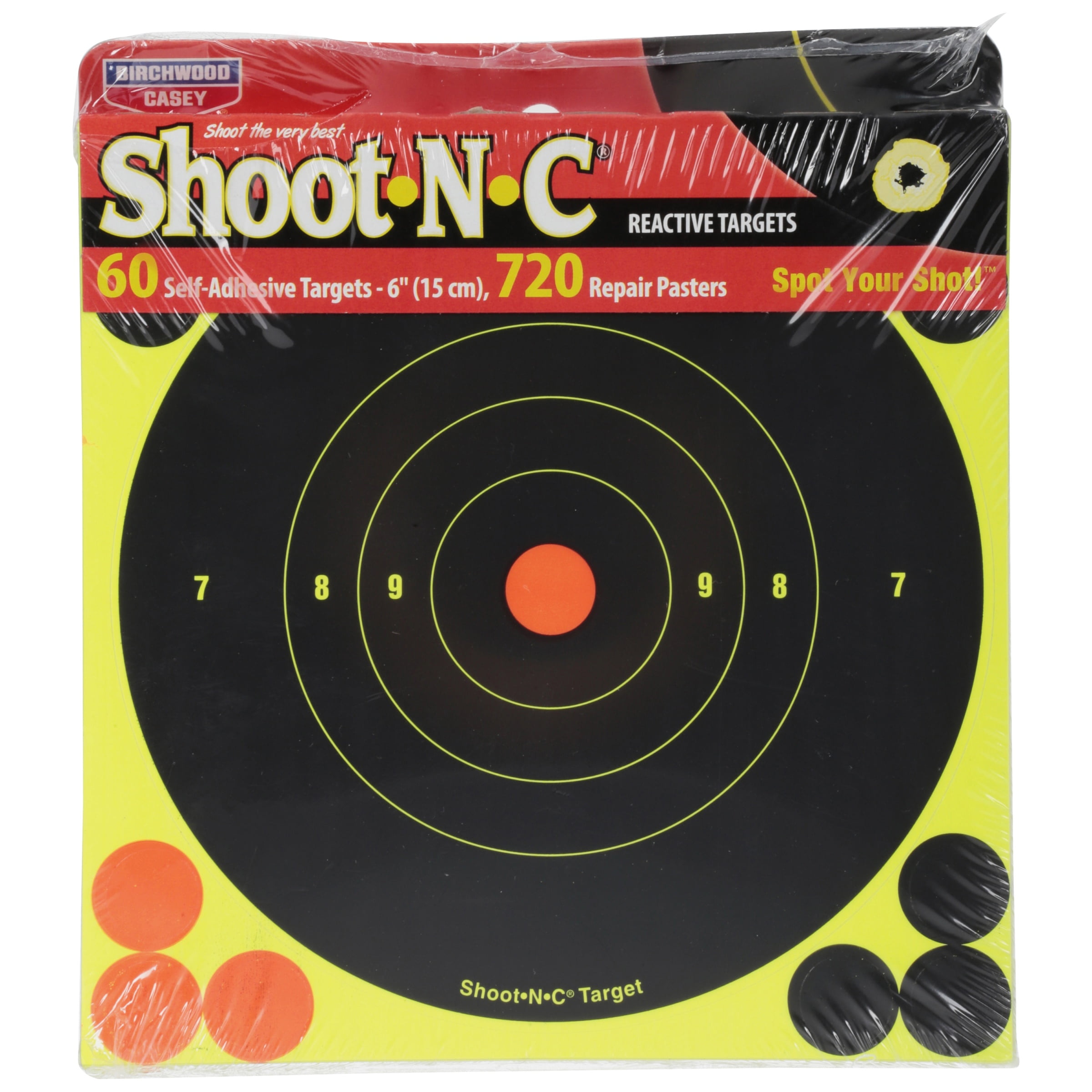 60 Sheet Pack Shoot-N-C 6-Inch Round Target 60 Sheet Pack Shoot-N-C 6-Inch Round Target