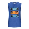 thumbnail image 4 of JDQJBZ Mens Sleeveless Undershirts Summer Solid Color Knit Crew Neck Sleeveless Tops Stretchy, 4 of 5