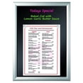 thumbnail image 1 of BVC VT610416370 MasterVision Magnetic Black Wet Erase Click Board & Sign Holder - Aluminum Frame, 1 of 1