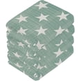 thumbnail image 4 of Coolnut Star Pattern Wash Cloth Set of 4, 12 x 12 Inch Cotton Baby Washcloths Highly Absorbent and Soft Feel Fingertip Towels Face Towels for Bathroom, Gym, Spa Washcloth Gift, 4 of 7