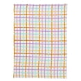 thumbnail image 3 of Hallmark Multicolor Chromatic Grid 50" x 70" Plush Throw Blanket, 3 of 4