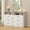 White, variant on Winkalon 6 Drawers Dresser,Modern Storage Tower Dressers and Chests 2 Open Cubby,Large Organizer for Bedroom,White