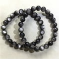thumbnail image 2 of HOOUN Double Silver Eye Natural Obsidian Bracelet Birthday Gift-14MM, 2 of 5