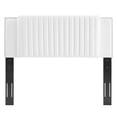 thumbnail image 3 of Felicity Channel Tufted Performance Velvet Twin Headboard, White, 3 of 7