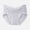 Blue, variant on Womens Color Block Seamless String Bikini Panties Comfort Stretchy Cotton Mid Waisted Underwear Lightweight Full Coverage High-Cut Hipster Briefs