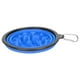 thumbnail image 1 of Comedero portátil para perros, comedero lento, bebedero para perros, plato de viaje para perros pequeños y grandes, color azul, 1 of 14