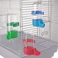 thumbnail image 3 of 2PCS Automatic Bird Feeder Plastic Parrot Water Bottle Bird Cage Food Feeder, 3 of 10