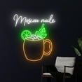 thumbnail image 2 of Handmadetneonsign Moscow Mule Led Sign, Moscow Mule Neon Light, Moscow Mule Cocktail Neon Sign, 2 of 5