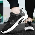 thumbnail image 2 of Mens Shoes,Breathable Mesh Running Shoes Lightweight Athletic Walking Sneakers Comfortable Casual Gym Fitness Training Shoe,Shoes for Men,Black,10, 2 of 9