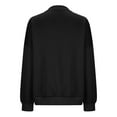 thumbnail image 5 of XINXIAOO Women's Sweatshirt Long Sleeve Sweatshirt Pullover Women Black Adult Crewneck Sweatshirt Fall Essentials Women Clothing Streetwear, 5 of 6