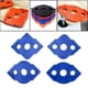 thumbnail image 4 of Plantillas para fresadora (4 unidades) para carpintería, fresado de esquinas redondeadas Azul, 4 of 7