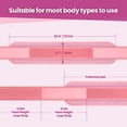 thumbnail image 2 of Hip Thrust Belt Pink for Dumbbells Heavy, Booty Belt for Hip Thrust, Slip-Resistant Padding Hip Thrust Belt for Gym or Home Workouts, 2 of 8