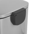 thumbnail image 6 of Innovaze 13 Gallon/50 Liter Oval Shape Stainless Steel Step-on Trash Can for Kitchen, 6 of 7