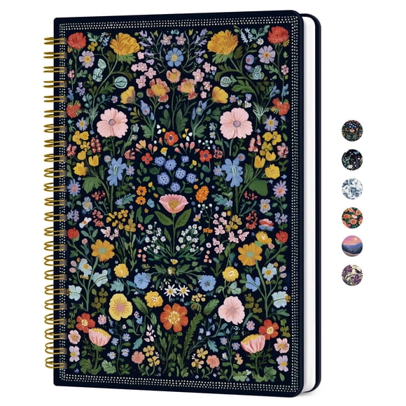 Cuaderno ZOTIA A5 15 x 20 cm con tapa dura, 140 páginas y espiral