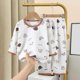 thumbnail image 3 of Odeerbi 6M-12Y Niños Niñas Pijamas de Verano de Algodón de Manga Larga Conjunto de Pantalones de Impresión Suave Ropa de Dormir Ligero Transpirable Conjunto de Pijama, 3 of 3
