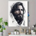 thumbnail image 4 of Qisvanset Framed Canvas Wall Art 12x16 Inch Jesus and Children Boho Sketch Bible Wall Art, 4 of 5