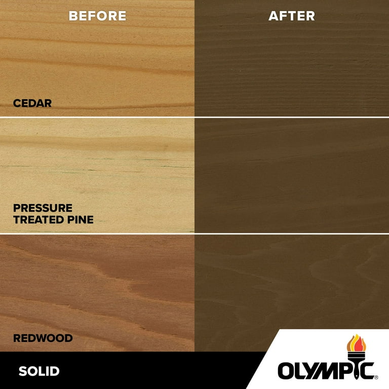 Olympic Maximum 1 GallonSC-1056 Olivewood Solid Color