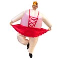 thumbnail image 1 of Disfraz de bailarina inflable para adultos, divertidos trajes gordos, disfraces de Halloween, 1 of 13