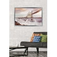 thumbnail image 2 of Roller Coaster Bridge Wall Poster, 22.375" x 34" Framed, 2 of 6