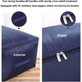 thumbnail image 3 of Bolsa de almacenamiento, bolsa para guardar ropa de temporada, bolsa para colchas, bolsa para ropa de cama, bolsa para mudanzas, suave y resistente, impermeable, a prueba de humedad y al polvo, 3 of 5