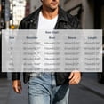 thumbnail image 5 of Xdegoge Men's Casual Button Down Jacket Vintage Patterned Long Sleeve Coat with Chest Pockets Lightweight Lapel Outerwear for Fall Spring Work Everyday Wear, 5 of 9