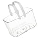 thumbnail image 1 of Cesta de Caddy de Ducha, Cesta de Ducha de Ducha Transparente Canasta Multipósito de Gran Capacidad Diseño Hueco Liviano para Baño, 1 of 7