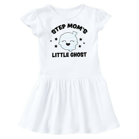 

Inktastic Cute Step Mom s Little Ghost with Stars Gift Baby Girl Dress