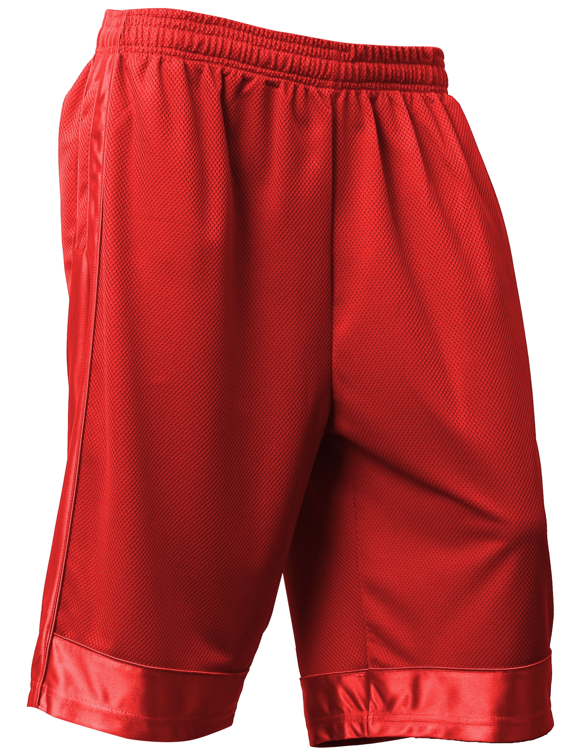 Buy > red mesh shorts > in stock