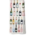 thumbnail image 2 of RIHJIN-Bar Cart Accessories Kitchen Towels, Bar Cart Decor, Champagne Accessories Bathroom Decor, Hostess Gifts for Women, Cocktail Gift Bachelorettes Decorative Tea Dish Towels 16x24 Inch, 2 of 3