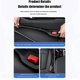 thumbnail image 5 of 2 pieces car seat gap filler for Mini Cooper, seat side leakproof strip E/Black, 5 of 5
