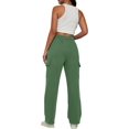 thumbnail image 5 of Womens Cargo Sweatpants Casual Baggy Fleece High Waisted Joggers Pants, 5 of 6