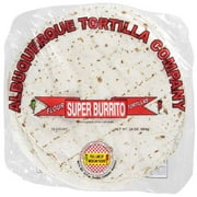 Albuquerque Tortilla Super Burrito Flour Tortillas, 34 oz