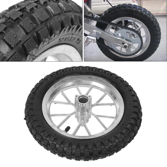 Motorcycle Wheel, Nonslip Rustproof Motorcycle Tire Easy Installation Stable Elastic For Motorbike Accessories