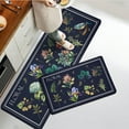 thumbnail image 4 of AUQ 2Pcs Kitchen Mat Kitchen Mats,Soft Crystal Velvet Fabric Kitchen Rugs Sets of 2,Non-Slip Backing Kitchen Mats for Floor,Style 4, 4 of 5