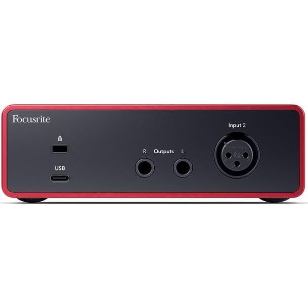 Focusrite Scarlett Solo 3rd Gen Audio Interface Bundle with Condenser Mic, Headphones & Stand